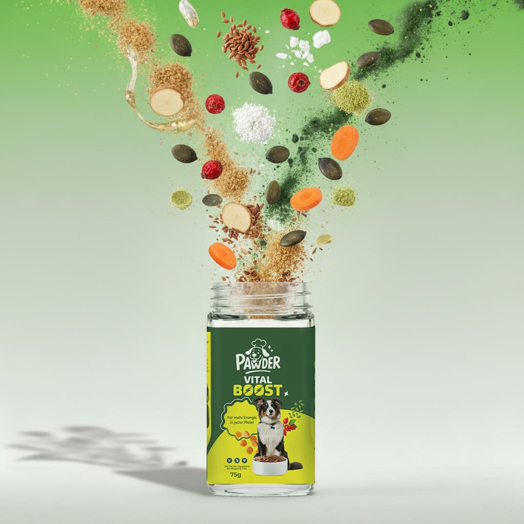 Vitaler Hund beim Tierarzt